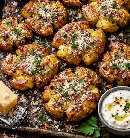Gourmet Baked Potato Smash